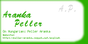 aranka peller business card